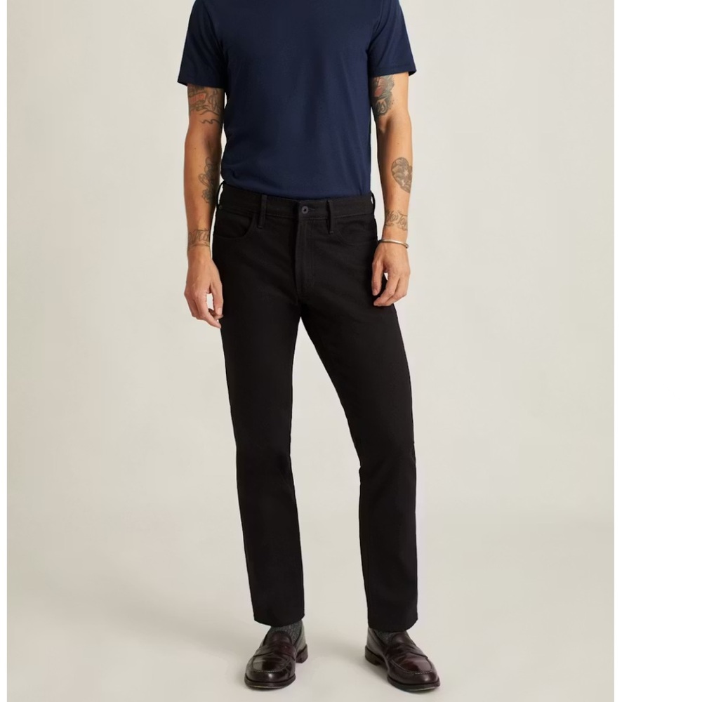 Bonobos Men's Black Premium Stretch Tailored Jeans 30x28